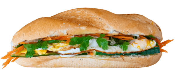 Fried Eggs Banh Mi from Eat mi Vietnamese Street Food in Auckland